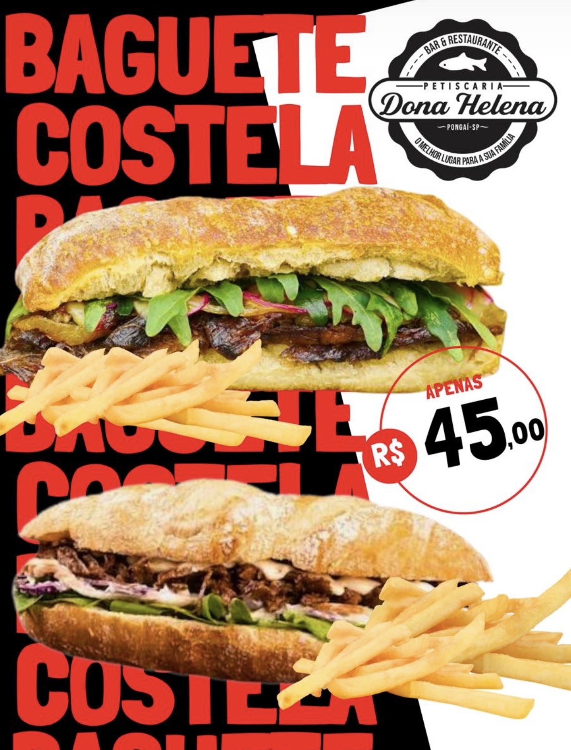 Baguete Costela